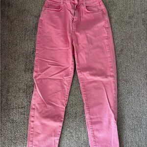 Zara Pink Straight Leg Women's Jeans